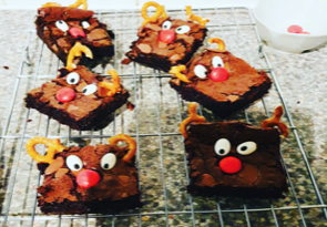 Chocolate Reindeer Brownies